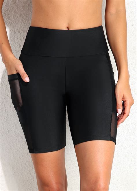 black swim shorts for women 5