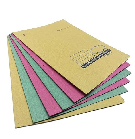 CRAFTWAFT Multicolor Letter Size Modern Paper Board File Folder, 12
