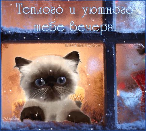 Теплого и уютного вечера тебе! - анимационные картинки и gif открытки ...