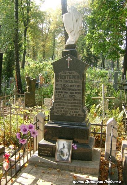 Могилы знаменитостей. Нестеров Петр Николаевич (1887-1914)
