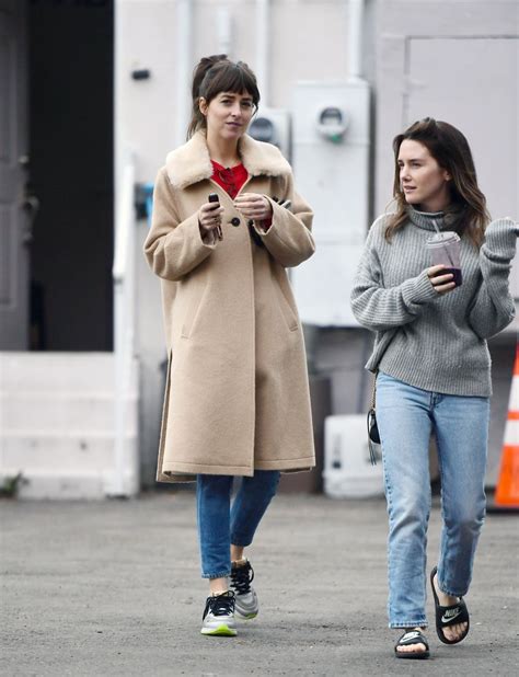 DAKOTA JOHNSON and ADDISON TIMLIN Leaves Nail Salon in Los Angeles 12