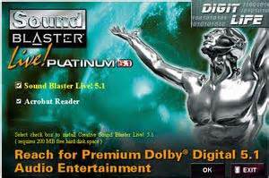 Sound card Creative SB Live! Platinum 5.1