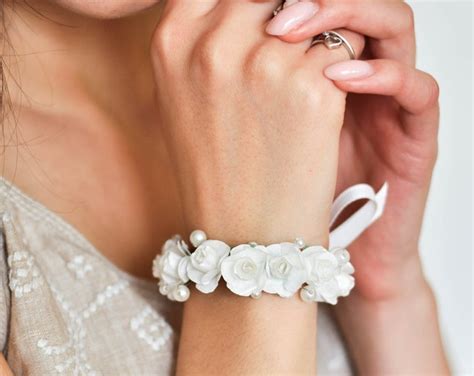 Corsage, Corsage Bracelet, Bracelet Corsage, Small Cosage Bracelet ...