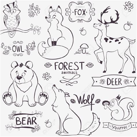 Simple Forest Drawing at PaintingValley.com | Explore collection of ...