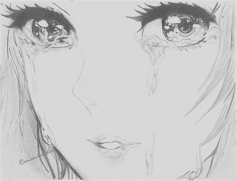 Sad Anime Drawings at PaintingValley.com | Explore collection of Sad ...