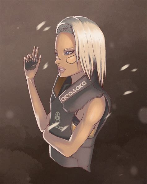 I painted some fan art of my V : r/cyberpunkgame