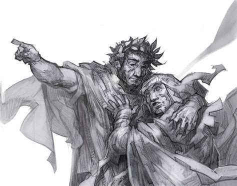 ArtStation - The Divine Comedy: Dante and Virgil