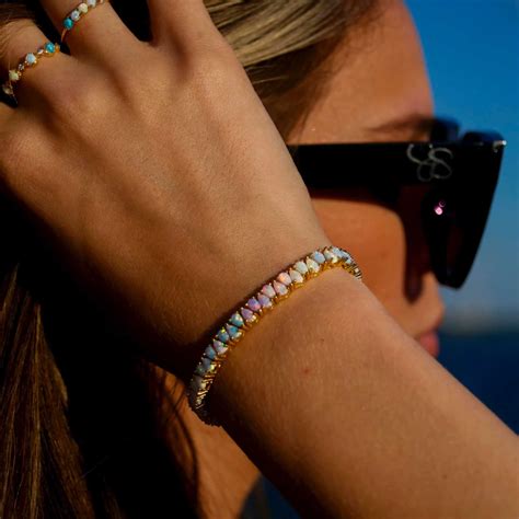 Dancing Opal Dreams Tennis Bracelet - La Kaiser