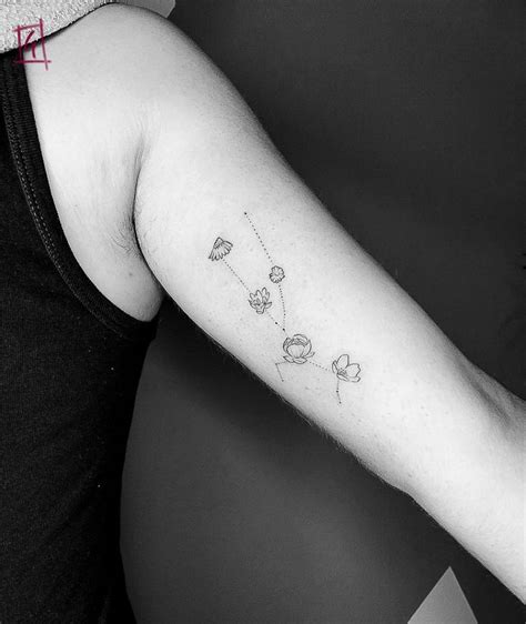 Delicate Constellation Tattoos Based on Your Zodiac Sign