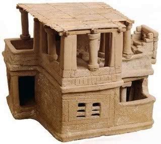 The earliest neolithic houses on Crete were wooden and partially dug ...