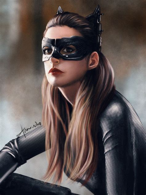 Catwoman from the movie Dark Knight. | Catwoman, Anne hathaway catwoman