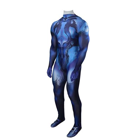 Halo Cortana Costume Cosplay Costume Lycra Tight Jumpsuit Adult Child ...