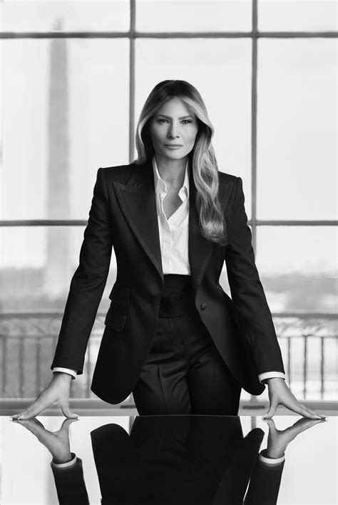 Melania's Official White House Portrait is different - A Current Events
