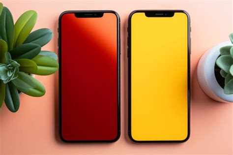 Premium Photo | 3d render of a phone with colors
