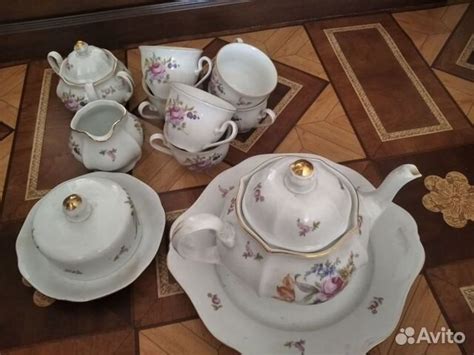 Сервиз чайный. Чехословакия. Мейсенский букет купить в Красноярске ...
