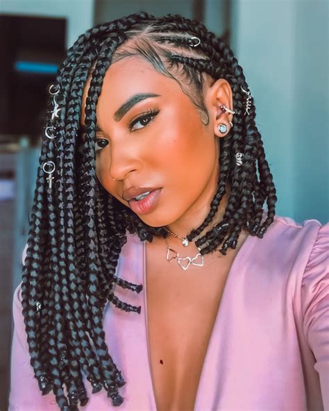 Trança Box Braid Curta