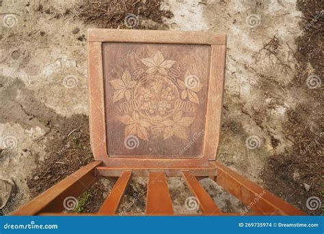 chair top view vintage stock photo image  antique design