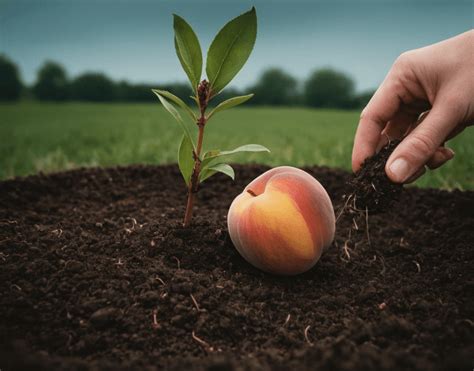 plant  peach seed step  step gardenfrontier