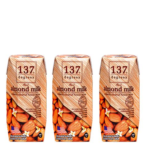 137 degrees Almond Millk Original (3 x 180ml)