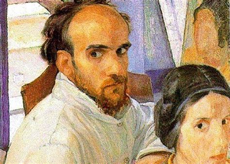 Ferruccio Ferrazzi. Autoritratto con Horitia - Tecnica: Olio su Tela