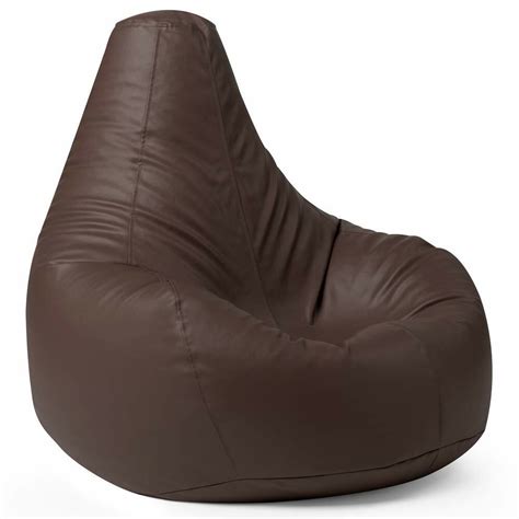Back Support Bean Bag - Brown - Bagnbean