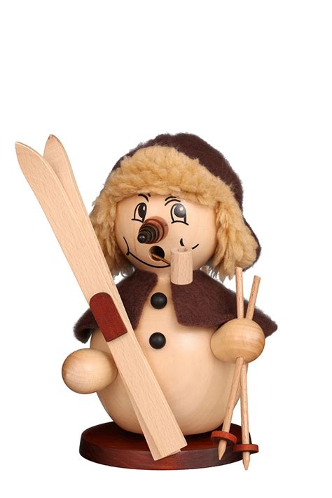 SM Snowman Skier Natural