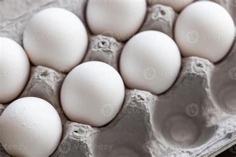 Carton of White Chicken Eggs. 22159799 Stock Photo at Vecteezy