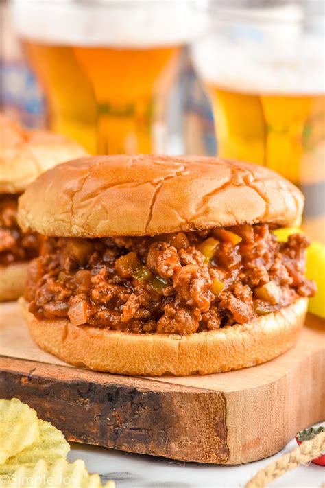 Homemade Sloppy Joes are always a crowd pleaser. They are so easy to