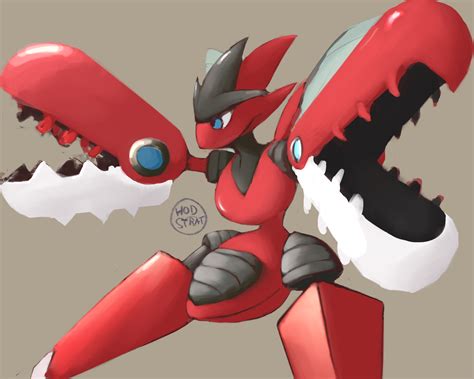 mega scizor scyther fan art