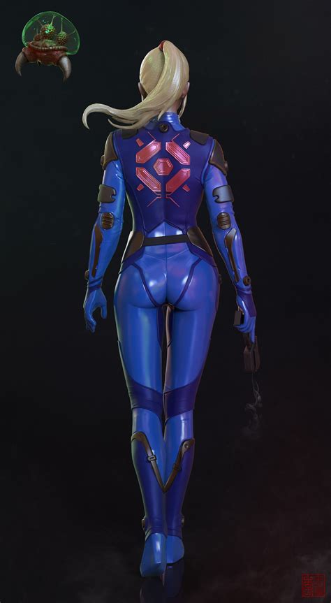 ArtStation - Samus Aran Zero Suit | Metroid , Allan Lee | Samus aran