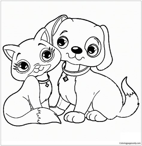 Fundamentals Puppy Coloring Page - Free Printable Coloring Pages