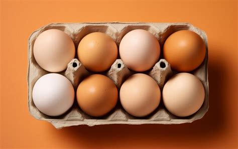 Premium Photo | Simple Egg Carton with White Eggs Generated By Ai