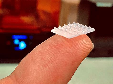 newly developed microneedle patch  potentially replace painful