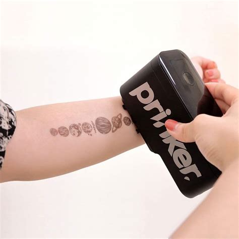 Prinker prints custom waterproof tattoos directly on your skin - The ...