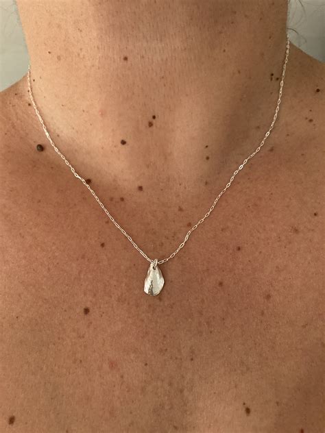 Tiny Mussel Shell from Ocean Point | maine-yoga-jewelry