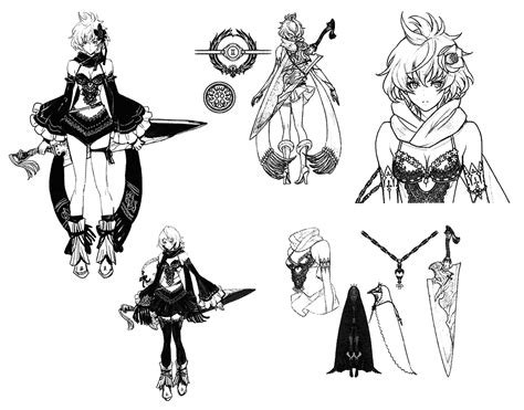 Two Sketches - Drakengard 3 Art Gallery