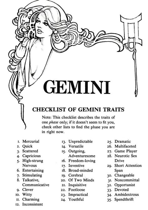 Gemini Personality Traits