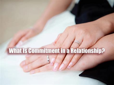 commitment   relationship