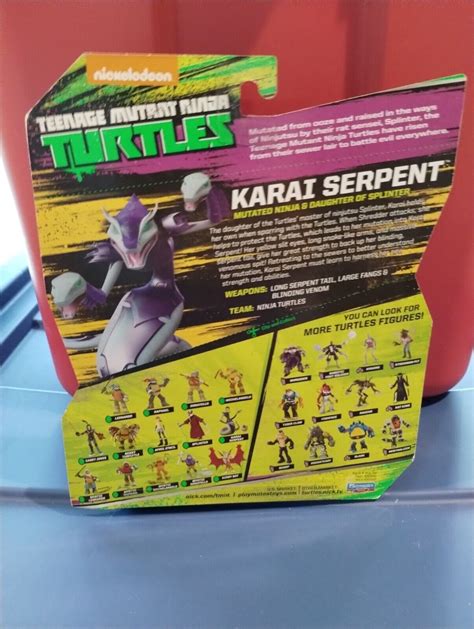 TMNT Nickelodeon-Playmates KARI SERPENT MUTATED NINJA ~~~NEW IN SEALED