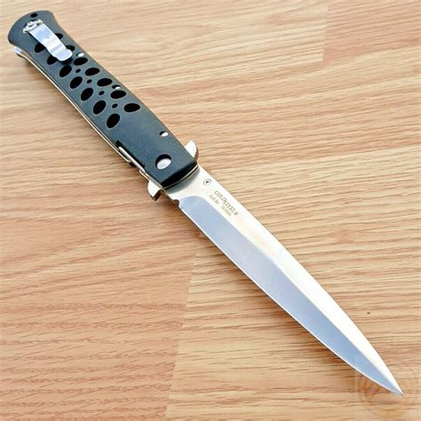 Cold Steel Ti-Lite VI Folding Knife 5.88" AUS-8A Steel Blade Black ...