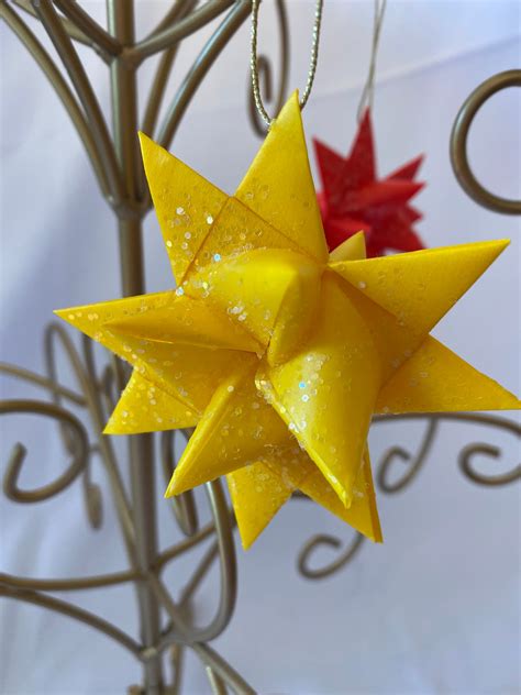Medium German Stars, Froebel Stars, Polish Stars, Folded Paper Star