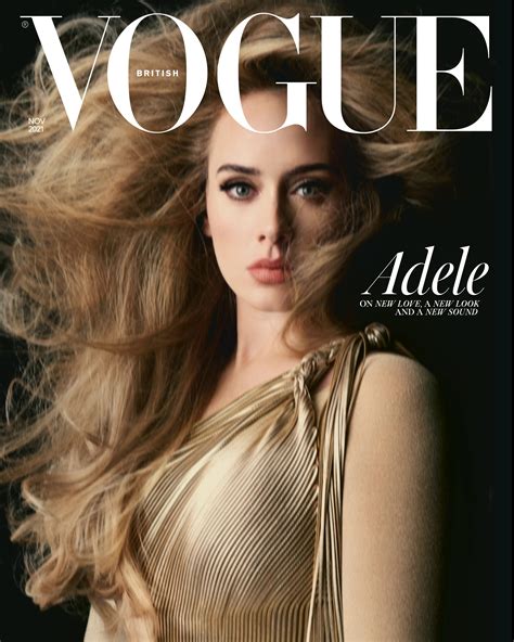Adele, Reborn in a Transatlantic Vogue Triumph: In Vogue UK November by ...