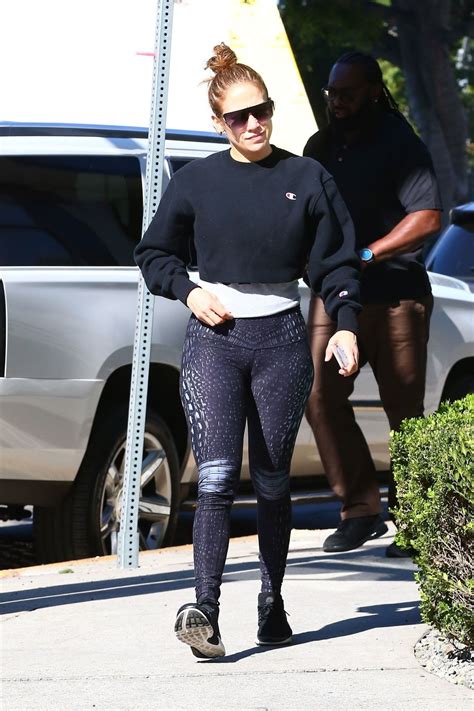 Jennifer Lopez in Spandex 11/18/2018 • CelebMafia