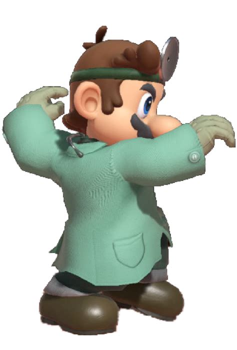 Surgeon Mario preparing to throw something by TransparentJiggly64 on ...