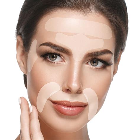 Anti-Ageing Facial Patches, 165 Anti-Wrinkle Facial Strips: Forehead ...