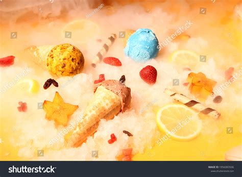 Ice Cream Cone Various Types Ice Stock Photo 1956083506 | Shutterstock