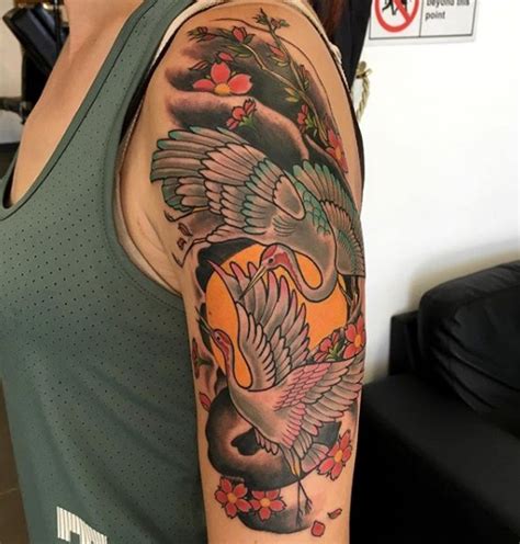 Tattoo • Значение тату: Журавль