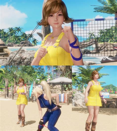 Dead or Alive 6 mod Honoka as FF8 Selphie Tilmitt (Credit