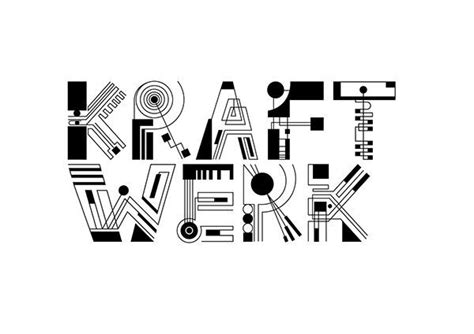 Pin by Monsta on Kraftwerk Design | Kraftwerk, Typography letters ...