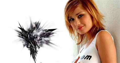 Female Celebrities: Fashion Model Lenka Gaborova Lovely Wallpaper